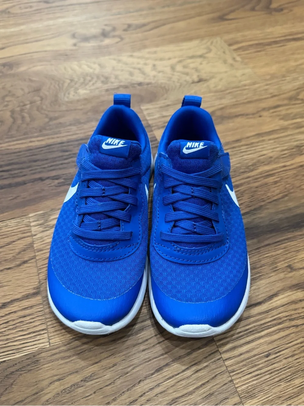 Nike Kids Royal Blue Lightweight Sneakers with White Swoosh